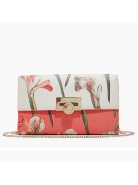 Ted Baker Parisa Floral Crossbody Clutch Bag New